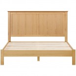 Moreton Oak 5' Kingsize Panel Bed